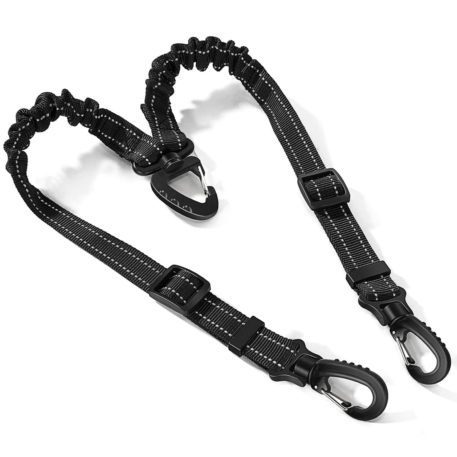 SlowTon Double Dog Leash Light Weight for Puppy 59lbs, No Tangle 360