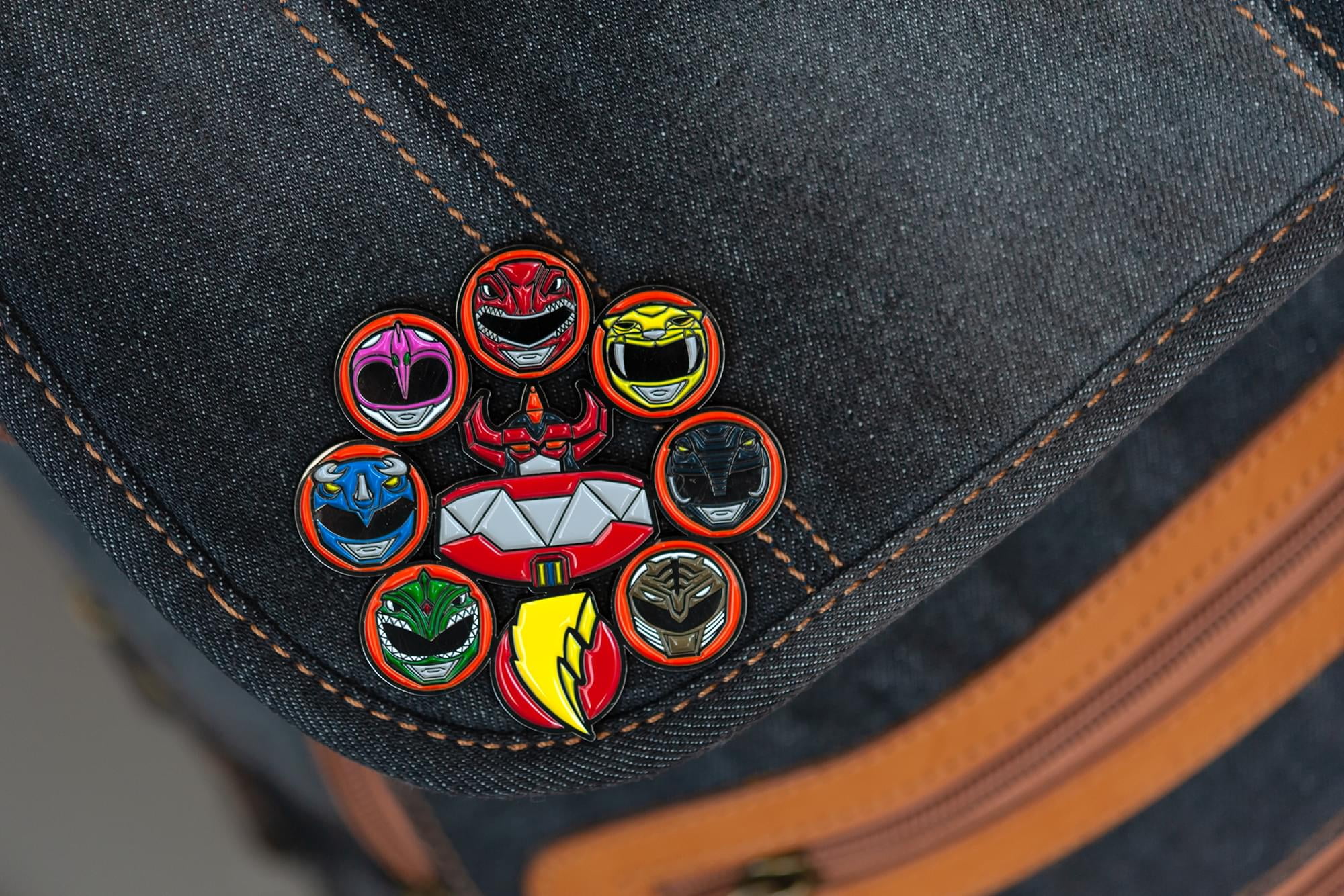 Mighty Morphin Power Rangers 2.5-Inch Deluxe Enamel Pin | SDCC