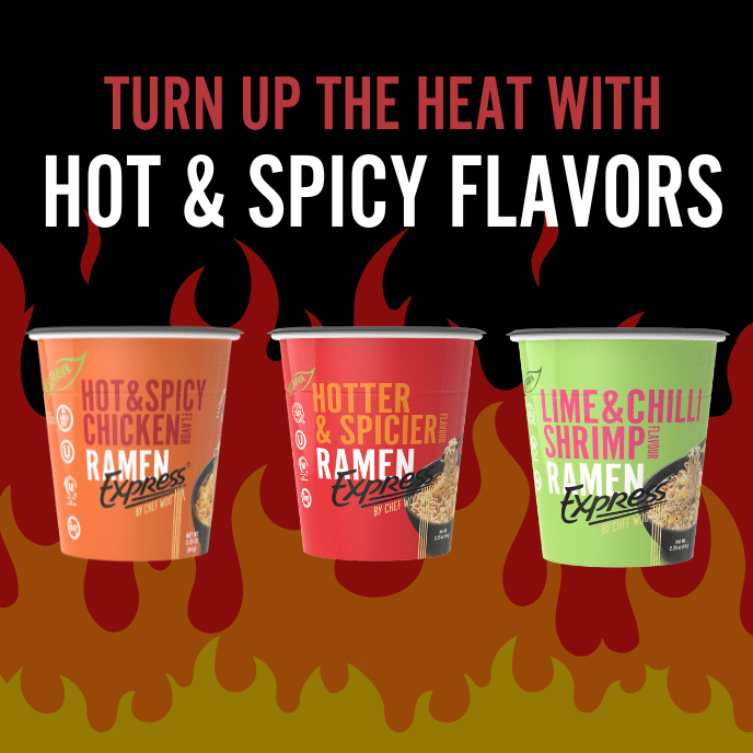 Chef Woo's Ramen Express: Savory Hot & Spicy Chicken Noodles