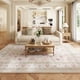thumbnail image 1 of American Retro Large-area Living Room Carpets Plush Soft Bedroom Bedside Carpet Floral Pattern Cloakroom Balcony Rugs Alfombra My Lux Decor Round, 1 of 12