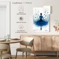 thumbnail image 5 of Elephant Stock Butterfly Ballerina Wall Art - Vertical Canvas Wall Art - Living Room Wall Decor - Dance Canvas - Blue And White Decor By Ashvin Harrison - 8" x 12", 5 of 8
