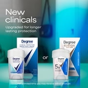 Degree Clinical Strength Antiperspirant Deodorant 96-Hour Sweat and Odor Protection Shower Clean Soft Solid 5x Types of Sweat, 1.6 oz