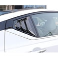 thumbnail image 4 of Paquete de 2 persianas laterales traseras de fibra de carbono ABS estilo Racing para Nissan Altima 2019 2020 2021 2022 (fibra de carbono negra), 4 of 5