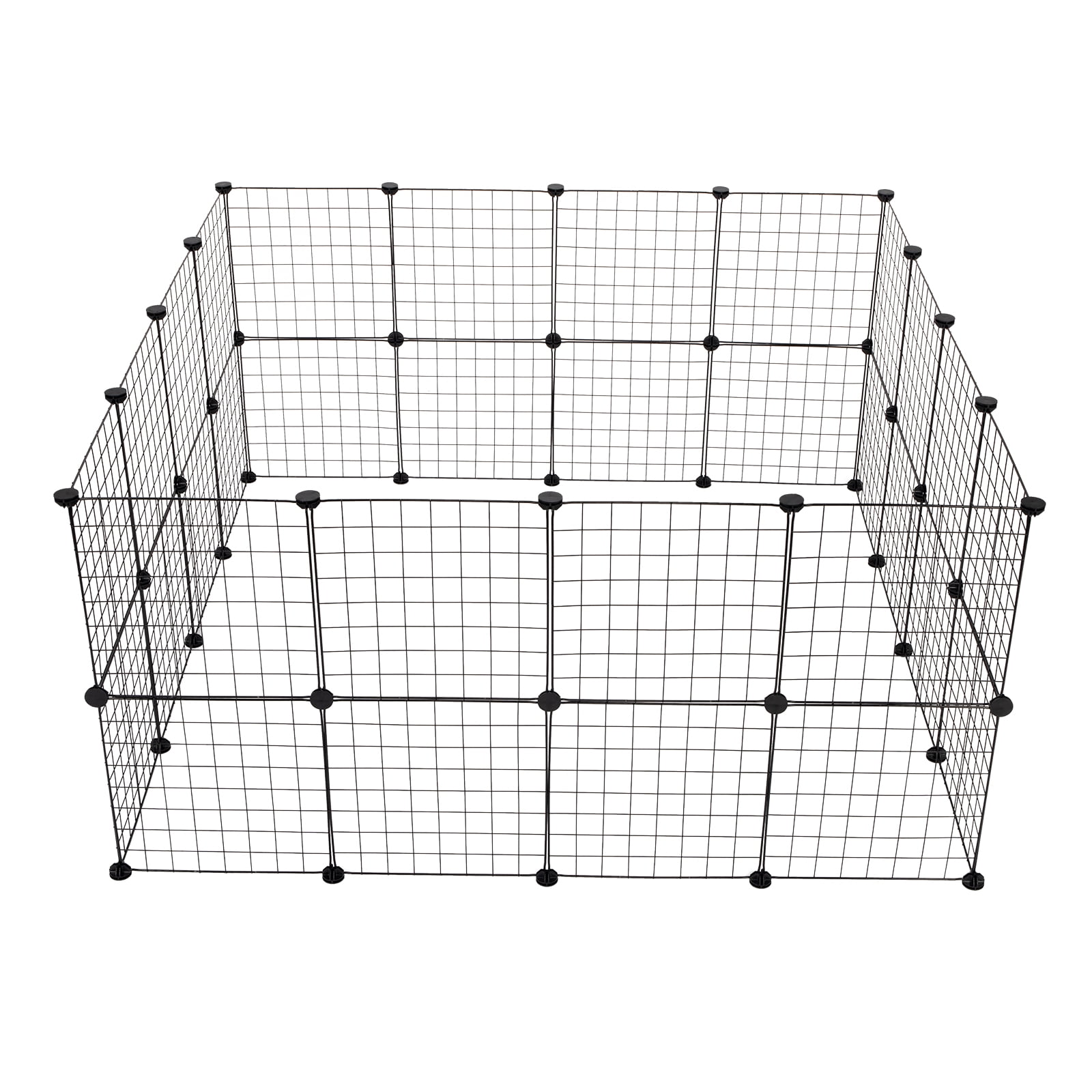XIlee Pet Playpen, Small Animals Supplies,32 Panels Exercise Playpens Cage,Guinea Pig Cages, Rabbit Playpen, Dog/ Puppy Playpen, Indoor Portable Metal Wire Yard Fence