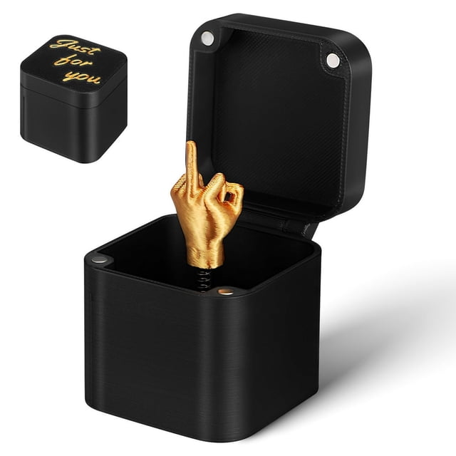 LEEYNEER Finger Gift Box Finger In A Box Spoof Prank Gift With Box Fun Hand Prank Gift For Office Desk Home Decor