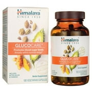 Himalaya GlucoCare  Herbal Supplement, Glucose Metabolism, Pancreatic Support, Triphala, Bitter Melon, Turmeric, Gluten Free, Vegan, 180 Capsules, 90 Day Supply