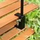 thumbnail image 2 of Soporte De Soporte De Fijación De Luz De Camping Soporte de luz plegable para acampar Soporte de lámpara ajustable (gancho en forma de C negro), 2 of 9