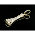 thumbnail image 2 of Chess King 0.65 CT Diamond Charm Pendant 1.6" 10K Yellow Gold, 2 of 5