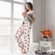 thumbnail image 5 of Balery Chili Pantalones de pijama para mujer, pijamas ultraligeros, pantalones de estar por casa-Large, 5 of 6