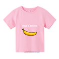 thumbnail image 2 of 2024 HOT Banana Boys Tees Camiseta de verano para niños Camiseta de manga corta Ropa para niños Tops estampados para niñas Negro Blanco Gris Rojo Negro Amarillo, 2 of 5