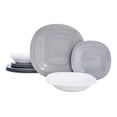 thumbnail image 1 of Vajilla Moderna Minimalista Luminarc Carine 12 Piezas Gris y Blanca, 1 of 2