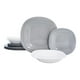 thumbnail image 1 of Vajilla Moderna Minimalista Luminarc Carine 12 Piezas Gris y Blanca, 1 of 2