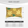 thumbnail image 6 of LNWH Rectangle Pillow Cover, Fruit Pineapple Flowers Exotic Cushion Covers Pillowcase for Couch Bedroom Sofa, 20"x30", 6 of 7