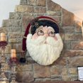 thumbnail image 4 of 120CM Decoración colgante de madera de Papá Noel para adornos interiores y exteriores de fiesta de Navidad, 4 of 4