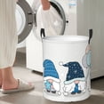 thumbnail image 4 of Lsque Snow Gnome for Winter pattern Laundry Hamper Basket, Tall Woven Rope Hamper Basket for Clothes, Lightweight Storage Basket, Collapsible Waterproof-Small, 4 of 8