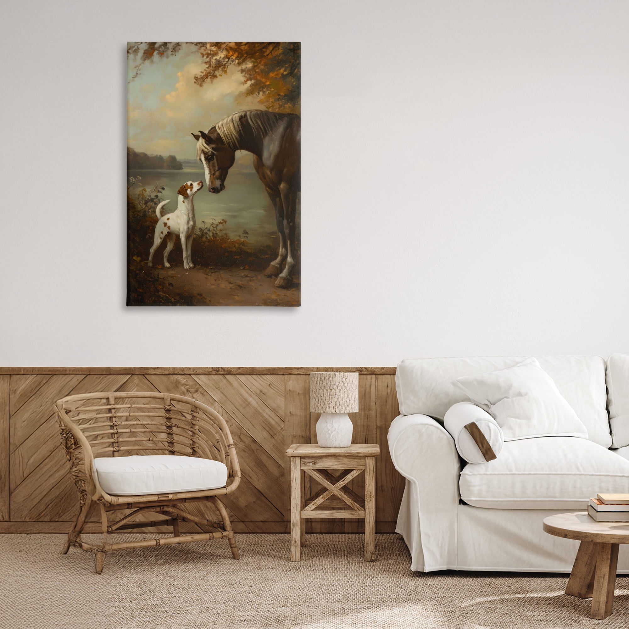 Stupell Industries Autumn Companions Hunting Party Canvas Wall Art, design by Petal Prints Design