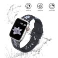 thumbnail image 4 of WFEAGL Silicone Sport Strap Apple Watch Bands with Case 44mm Black Rose, 4 of 8