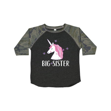 

Inktastic Big Sister Unicorn Girls Toddler T-Shirt