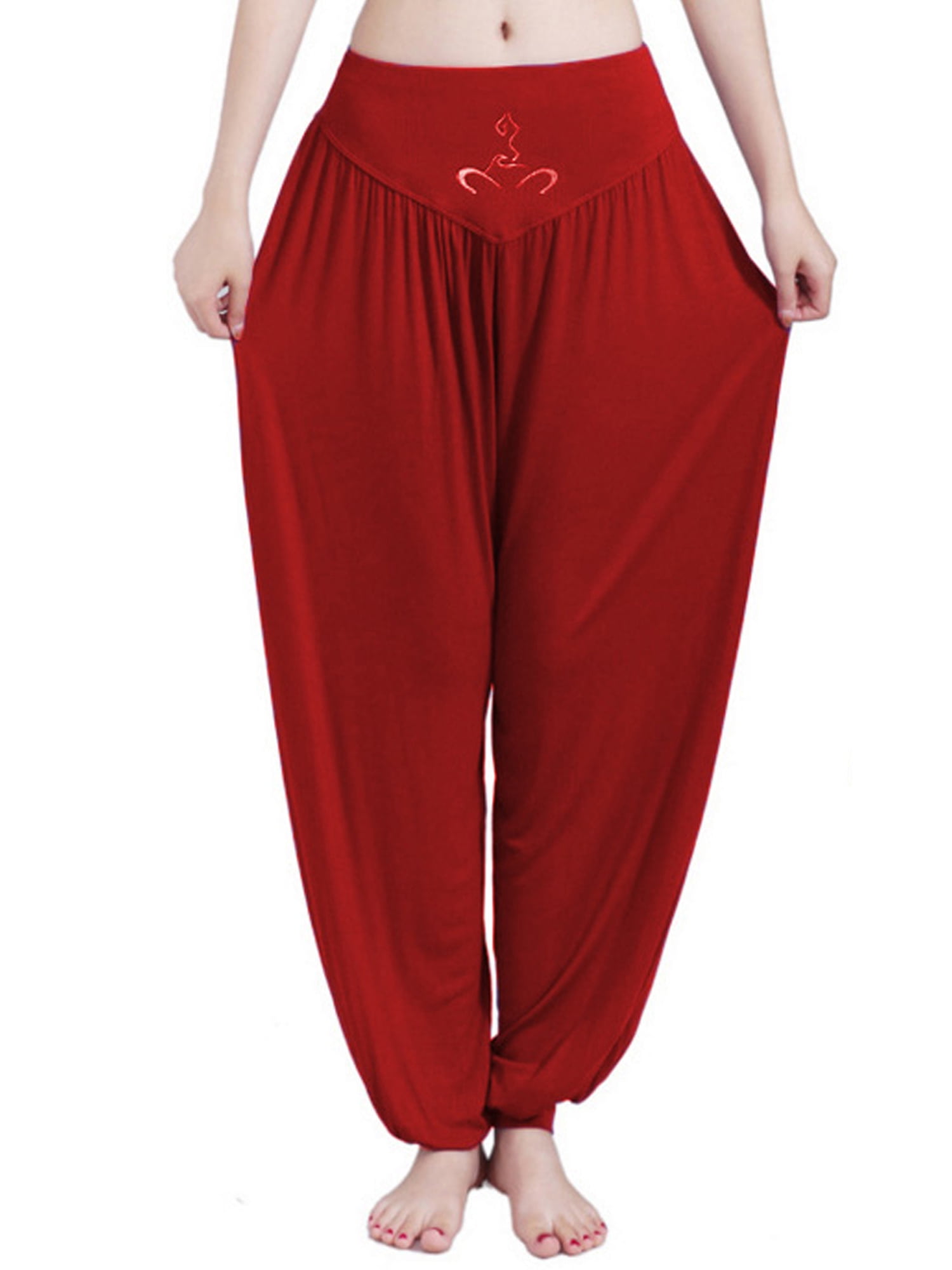 Hirigin Women Harem Pant Loose Cotton Lounge Yoga Pants Fitness Sports