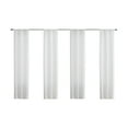 thumbnail image 3 of Mainstays Textured Solid Light Filtering Curtain Panels, Set of 4, White, 28"W x 84"L, 3 of 6