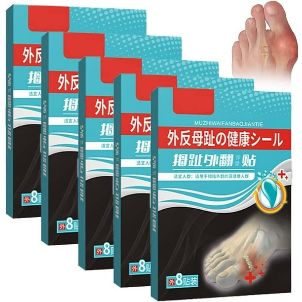 40pcs Japanese Bunion Patch Relief Patches Corrector for Big Toe Joint