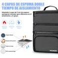 thumbnail image 4 of INSMEER 30 Latas/20l Lonchera Termica Grande para Hombre/Mujer Bolsa de Almuerzo A Prueba De Fugas de 3 Capas Lonchera Portatil para Trabajo, Camping, Picnic, Playa, Viajes (Negro), 4 of 7