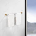 thumbnail image 4 of Thickened Aluminum 3-Piece Adjustable Towel Bar Set Black Gold 16 to 27 Inches Bathroom Hardware Accessories, 4 of 7