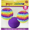 thumbnail image 1 of Feeling Groovy 60's Theme Party Psychedelic Round Printed Lanterns Decoration, Paper, 9", Pack of 3, 1 of 2