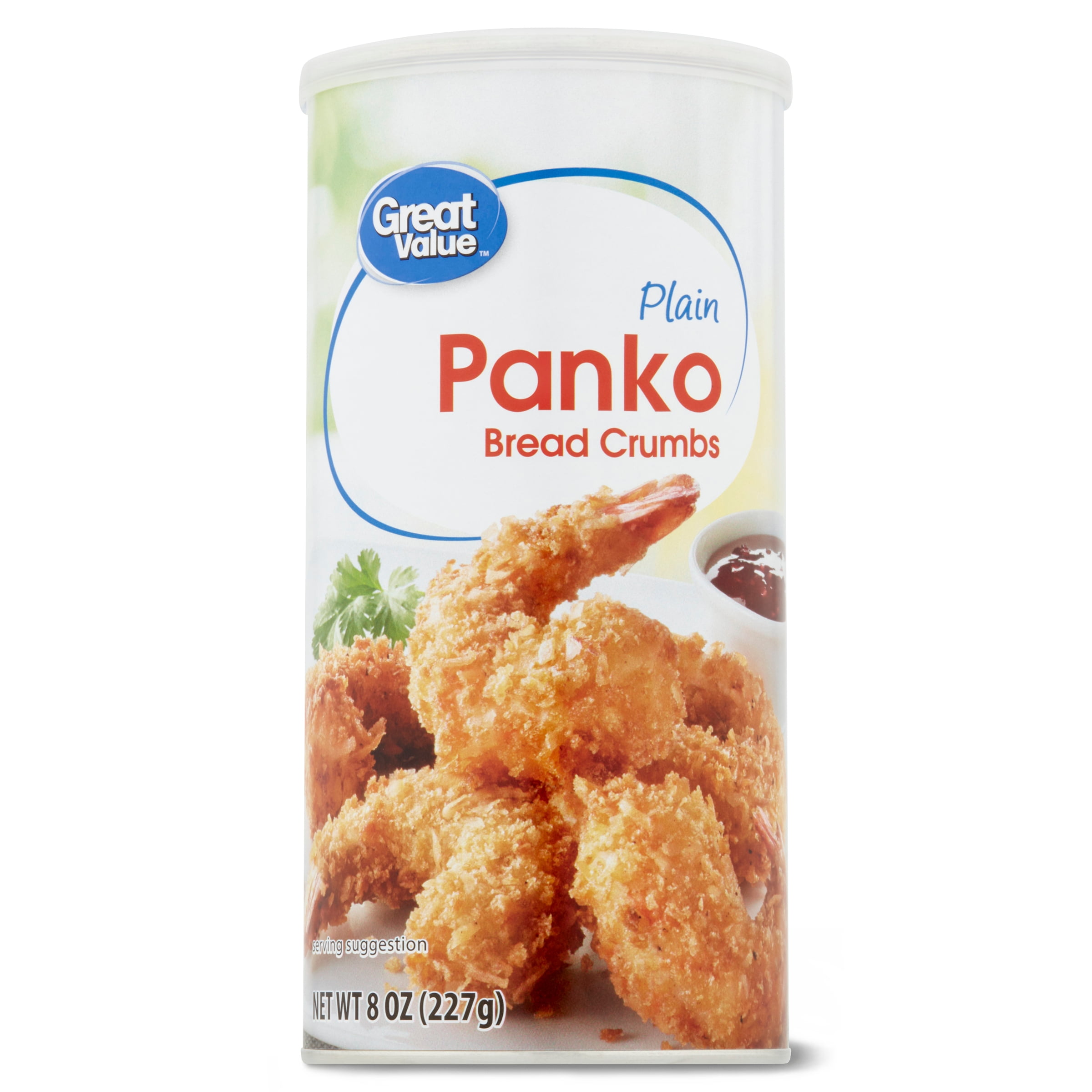 Great Value Plain Panko Bread Crumbs, 8 oz