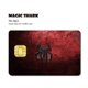 thumbnail image 4 of 2021 Fashion Stonks Skull Film Tape Sticker for Large Small Chip Debit Credit Card, 4 of 5