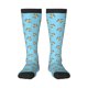 thumbnail image 1 of Fotbe Sea Turtle Calcetas Divertidas Estampadas para Hombre y Mujer, Calcetas de Algodón hasta la Rodilla para Caminar, Correr, Enfermería y Embarazo, 1 of 6