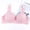 Pink, variant on Jacenvly Bras for Women No Underwire Stretchable Solid Push-Up Bra Women Bralettes Breathable Soft Comfortable Ladies Traceless No Steel Ring Vest Gathering Woman Underwear