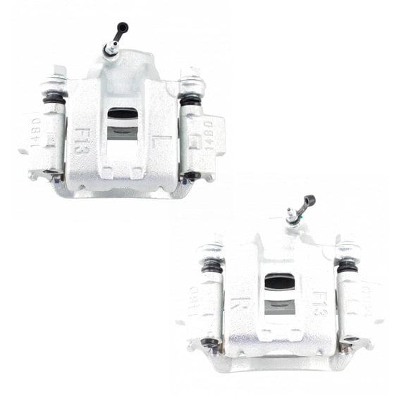 TRQ Rear Brake Caliper Set Compatible with 2003-2009 Toyota 4Runner 2007-2014 FJ Cruiser