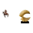 thumbnail image 1 of Adorno De Caballero Acrílico Con Forma De Ola Oceánica, Centro De Mesa, Escultura Abstracta De Resina, Figura Impermeable, Regalo, Decoración De Escritorio Para Dormitorio, Sala De Estar Y, 1 of 8