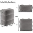 thumbnail image 2 of Inflatable Travel Pillow For Leg Foot Rest Toddlers Inflatable Travel Foot Rest Pillow Adjustable Leg Cushion, 2 of 5