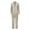 Beige, variant on Soft Matching Family Pajamas Set with Buttons Long Sleeve Solid Color Family Casual Wear Home Sleepwear Dark Green,Kids:7-8 Years
