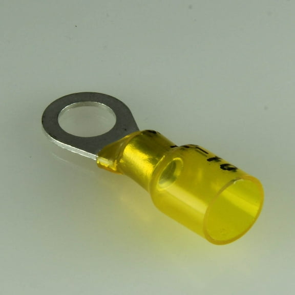 12-10 Ga. Heavy Duty Heat-Shrink Ring Terminals, 5/16" Stud - (pack of 10)
