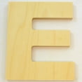 thumbnail image 4 of Package of 1, 16 Inch X 3/4" Thickness Baltic Birch Wood Letter E in The Arial Font, Thick, Upper Case for Art & Craft Project, Made in USA, 4 of 4