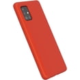 thumbnail image 2 of Galaxy A71 5G Case, Liquid Silicone Case Dual Layer Hybrid Hard PC Soft Silicone Gel Rubber Slim Phone Case for Samsung Galaxy A71 5G, Red, 2 of 12