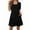 A1 Black, variant on Erwazi Women's Casual Summer Dress Short Sleeve T Shirt Dress Swing Flowy Beach Mini Dresses with Pockets
