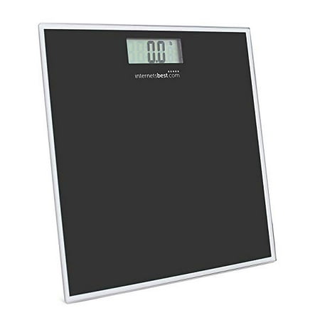 Internet’s Best Digital Body Weight Bathroom Scale | Tempered Glass | LCD Display | Bathroom Accessories | Compact Design | 330 lbs. Weight Capacity | (Best Powder Scales For Reloading)