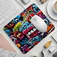 thumbnail image 2 of Graffiti Printed Desk Mat Mousepad, Non-Slip Rubber Bottom, 8.3x9.8 Inch, Suitable for Office and Gaming, 2 of 6