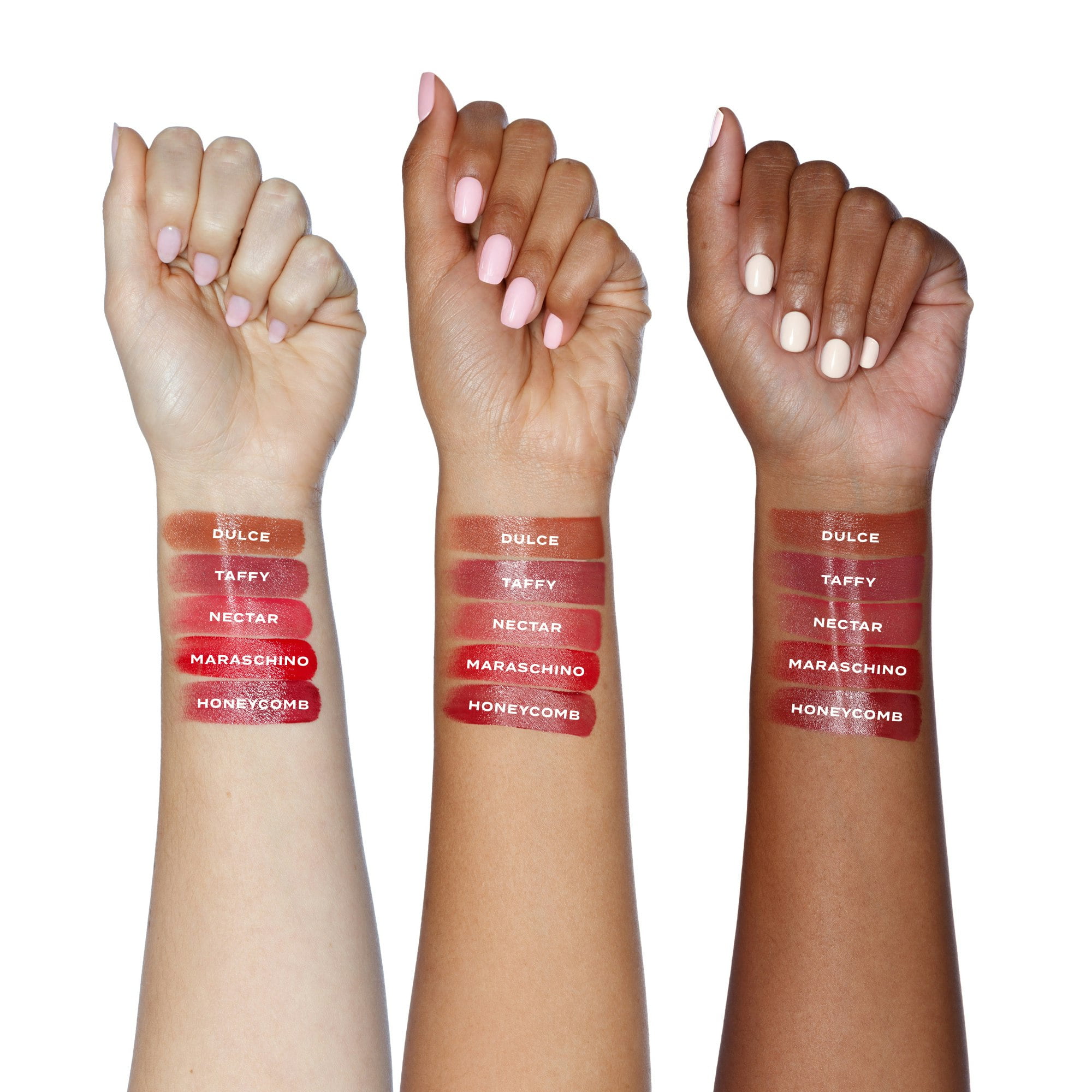 Hard Candy Lip Shine Lipstick Honeycomb, Berry Lip Color, Hydrating Lip Liner, Built-in Sharpener