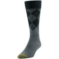 thumbnail image 3 of GOLDTOE Edition Mens Diamond Border Crew Socks, 3-Pack, 3 of 5