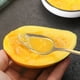 thumbnail image 1 of Cuchara raspadora de acero inoxidable para comida de bebé | Machacador de frutas y verduras dentado para niños | Herramienta para hacer puré de manzana, plátano, patata y calabaza | Aparato de, 1 of 6