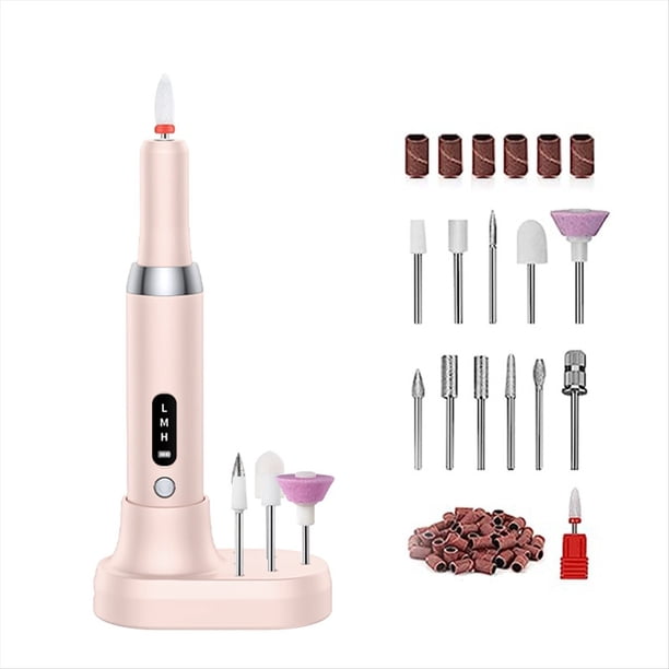 Brocas para Pulidor de Uñas Eléctrico, Pulido Profesional de Uñas, Eliminación de Pulido, de Lijado Artística, Máquina de Manicura, B