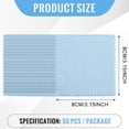 thumbnail image 5 of CEORPER Set of 50 Soft Silver Polish Cloth Jewelry Care Cloth Suitable for Metal, 5 of 8