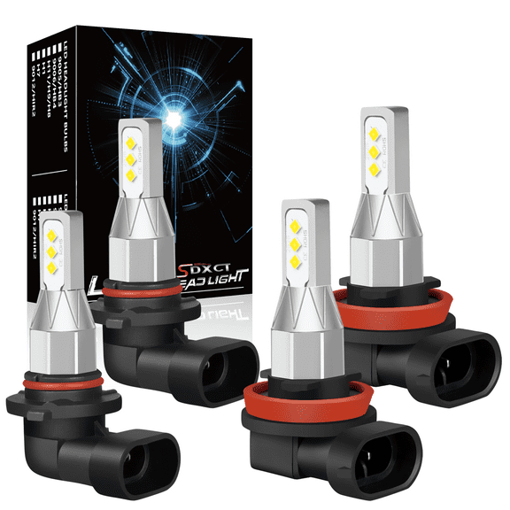 NSDXCT LED Headlight Bulbs Combo Kit 9005 H11 High Low Beam Fog Light for Nissan Altima 2020