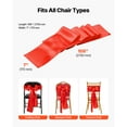 thumbnail image 6 of KFFKFF Satin Chair Sashes Bows, 50PCS Ribbon Ties for Chairs, 7 x 108 inch, Red Decorative Accents for Weddings, Baby Showers, Parties, Events, and Banquets, 6 of 8