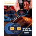 thumbnail image 3 of 10X 2 In 60 Grit Zirconia Roll Lock Flap Disc Die Grinder Drill Sanding Grinding, 3 of 5